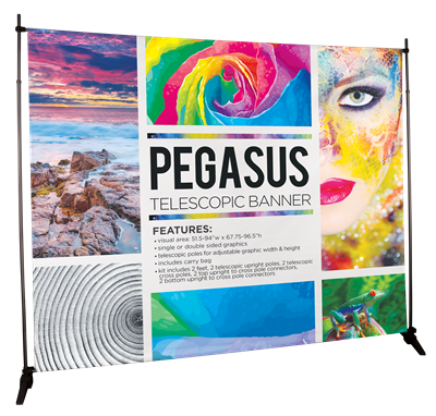 Telescopic Backdrop Banner